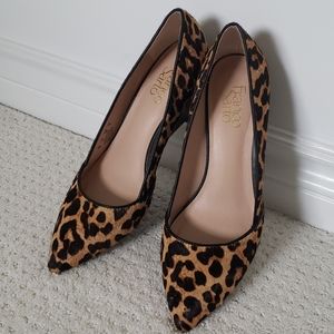 Worn once leopard heels